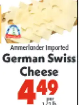 Marino's Supermarket Ammerlander Imported German Swiss Cheese offer