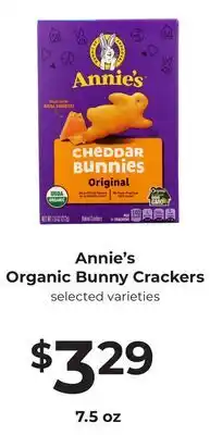 Lifethyme Annie's Organic Bunny Crackers offer