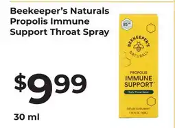 Lifethyme Beekeeper's Naturals Propolis Immune Support Throat Spray offer