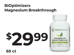 Lifethyme BIOoptimizers Magnesium Breakthrough offer