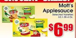 Supremo Foods Inc Mott's Applesauce offer
