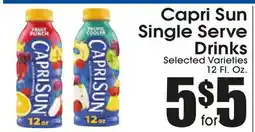Supremo Foods Inc Capri Sun Single Serve Drinks offer