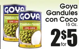 Supremo Foods Inc Goya Gandules con Coco offer