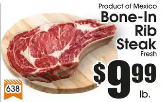 Supremo Foods Inc Bone-In Rib Steak offer