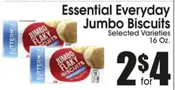 Supremo Foods Inc Essential Everyday Jumbo Biscuits offer