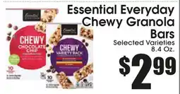 Supremo Foods Inc Essential Everyday Chewy Granola Bars offer