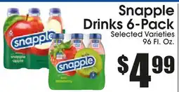 Supremo Foods Inc Snapple Drinks 6-Pack offer