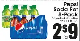 Supremo Foods Inc Pepsi Soda Pet 8-Pack offer