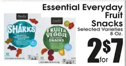 Supremo Foods Inc Essential Everyday Fruit Snacks offer