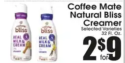 Supremo Foods Inc Coffee Mate Natural Bliss Creamer offer