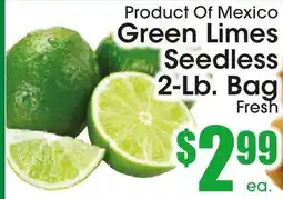 Supremo Foods Inc Green Limes Seedless offer