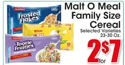 Supremo Foods Inc Malt O Meal Family Size Cereal offer
