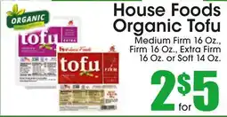 Supremo Foods Inc House Foods Organic Tofu offer