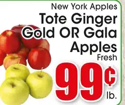Supremo Foods Inc New York Apples Tote Ginger Gold OR Gala Apples offer