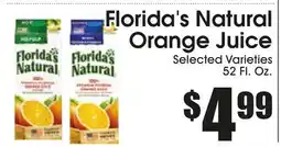 Supremo Foods Inc Florida's Natural Orange Juice offer