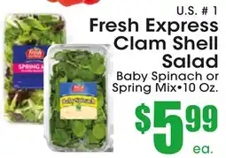 Supremo Foods Inc Fresh Express Clam Shell Salad offer