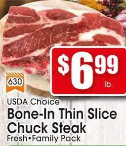 Supremo Foods Inc USDA Choice Bone-In Thin Slice Chuck Steak offer