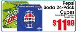 Supremo Foods Inc Pepsi Soda 24-Pack Cubes offer