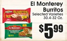 Supremo Foods Inc El Monterey Burritos offer