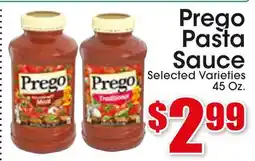 Supremo Foods Inc Prego Pasta Sauce offer