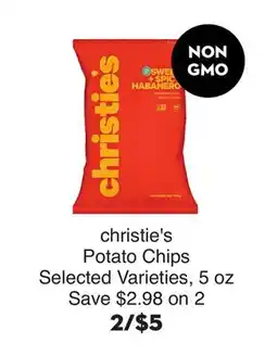 Bristol Farms christie's Potato Chips offer