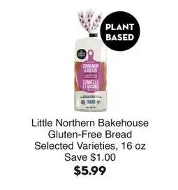 Bristol Farms Little Northern Bakehouse Gluten-Free Bread offer