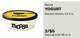 Bristol Farms Noosa YOGURT offer