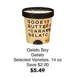 Bristol Farms Gelato Boy Gelato offer