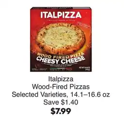 Bristol Farms Italpizza Wood-Fired Pizzas offer