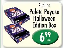 Garden Fresh Market Ricolino Paleta Payaso Halloween Edition Box offer