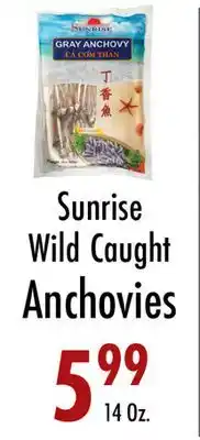 Garden Fresh Market Sunrise Wild Caught Anchovies offer