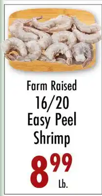 Garden Fresh Market Farm Raised 16/20 Easy Peel Shrimp offer