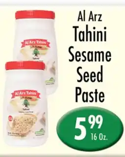 Garden Fresh Market Al Arz Tahini Sesame Seed Paste offer