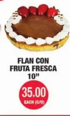 Carnicerias Jimenez FLAN CON FRUTA FRESCA offer