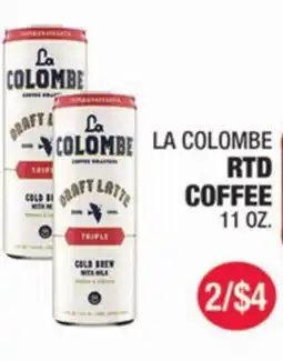 Carnicerias Jimenez LA COLOMBE RTD COFFEE offer