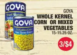 Carnicerias Jimenez GOYA WHOLE KERNEL CORN OR MIXED VEGETABLES offer