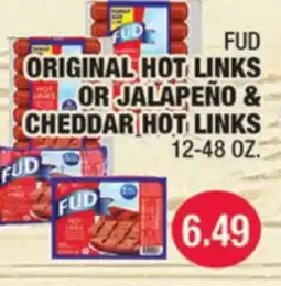 Carnicerias Jimenez FUD ORIGINAL HOT LINKS OR JALAPEÑO & CHEDDAR HOT LINKS offer