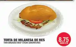 Carnicerias Jimenez TORTA DE MILANESA DE RES offer