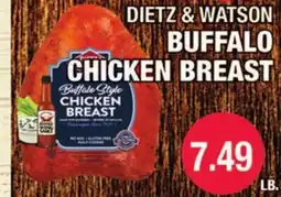 Carnicerias Jimenez DIETZ & WATSON BUFFALO CHICKEN BREAST offer