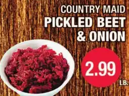 Carnicerias Jimenez COUNTRY MAID PICKLED BEET & ONION offer