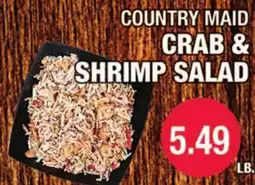 Carnicerias Jimenez COUNTRY MAID CRAB & SHRIMP SALAD offer