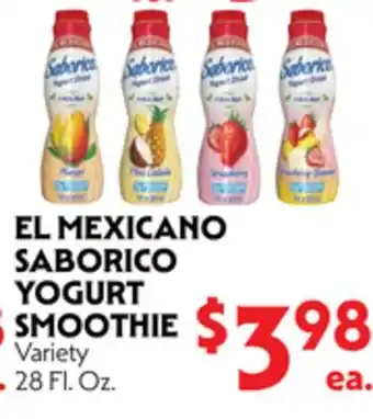 La Chiquita Food Market EL MEXICANO SABORICO YOGURT SMOOTHIE offer