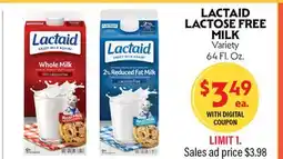 La Chiquita Food Market LACTAID LACTOSE FREE MILK offer