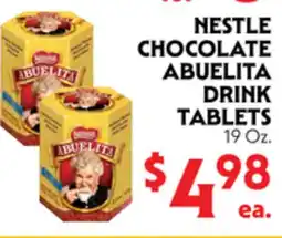 La Chiquita Food Market NESTLE CHOCOLATE ABUELITA DRINK TABLETS offer