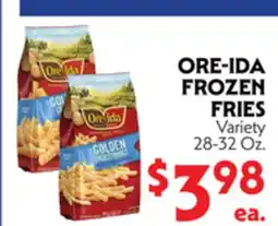La Chiquita Food Market ORE-IDA FROZEN FRIES offer