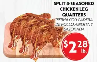 La Chiquita Food Market SPLIT & SEASONED CHICKEN LEG QUARTERS offer