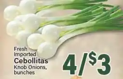 Angelo Caputo's Fresh Market Fresh Imported Cebollitas Knob Onions, bunches offer
