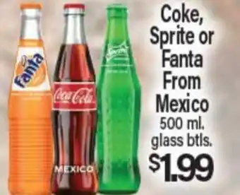 Angelo Caputo's Fresh Market Coke, Sprite or Fanta From Mexico offer