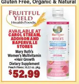 Angelo Caputo's Fresh Market Mary Ruth's Women's Multivitamin + Hair Growth offer