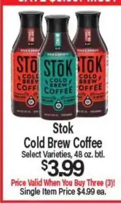 Angelo Caputo's Fresh Market Stok Cold Brew Coffee offer